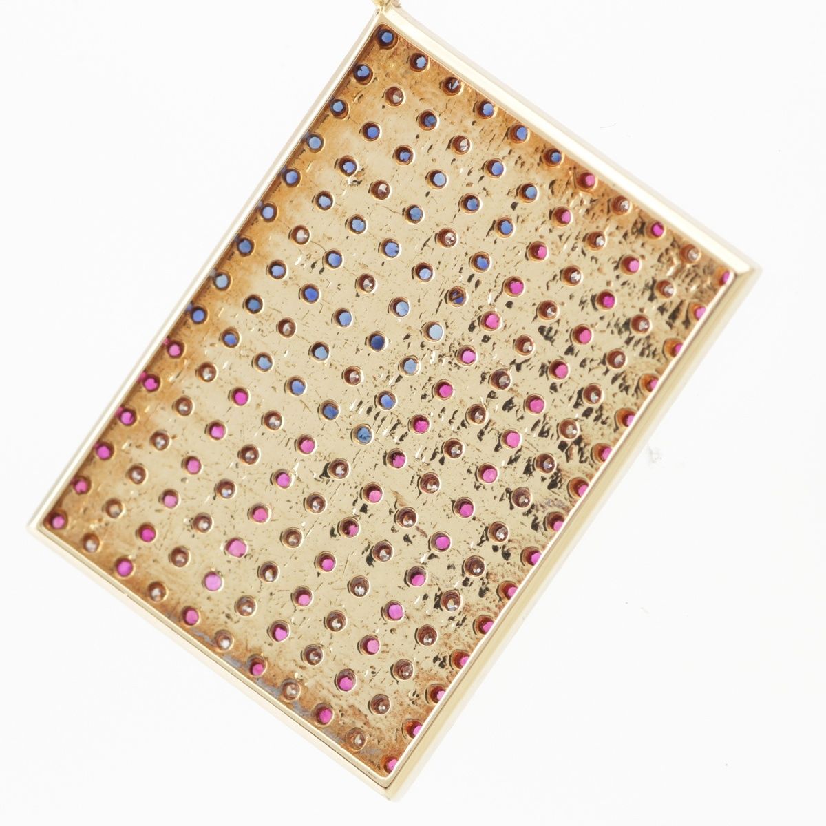 ノーブランド アメリカ国旗モチーフ メレダイヤ D0.48ct ルビー  