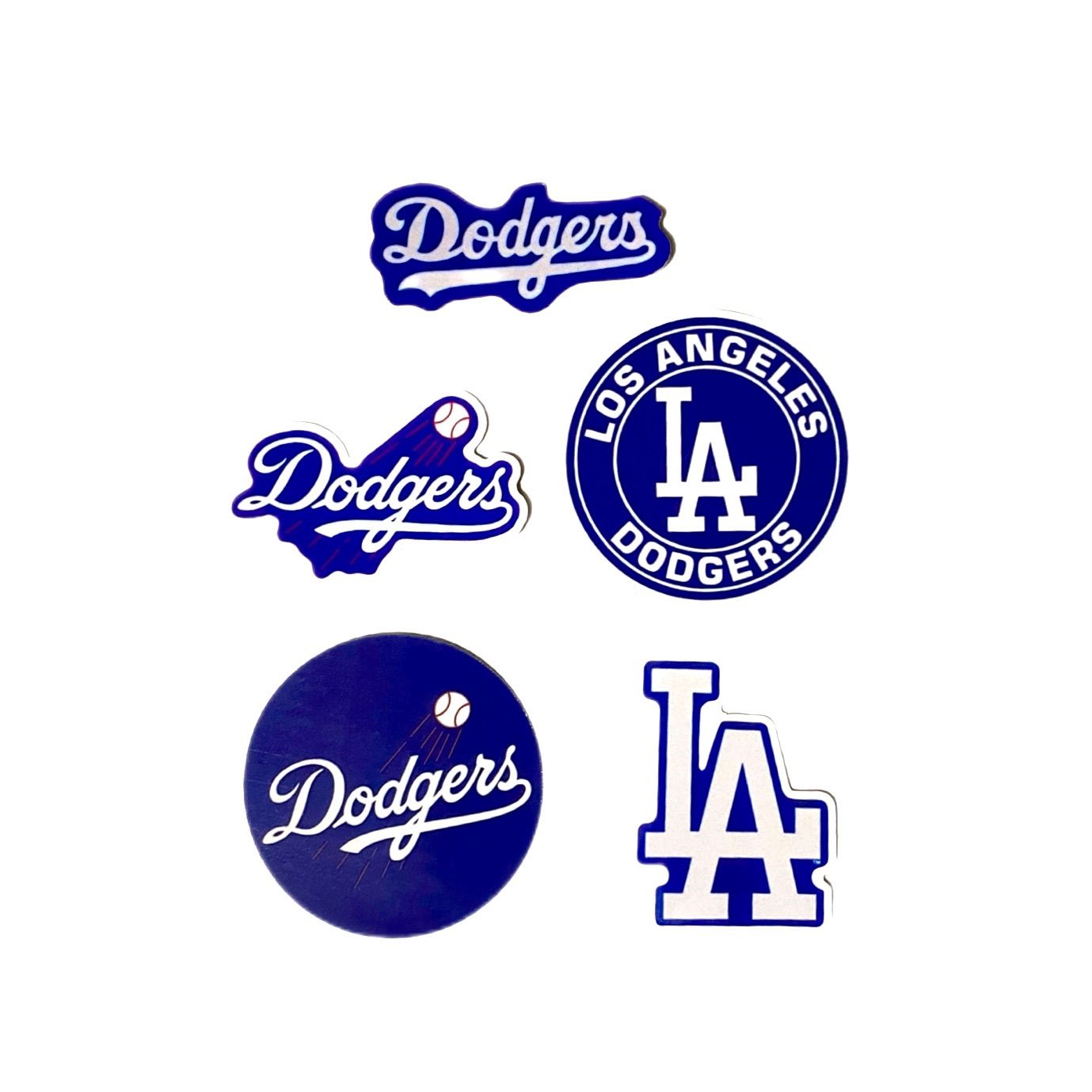 ☆新品未使用 激安5枚 ドジャース 大谷翔平 山本由伸 人気チームロゴ青