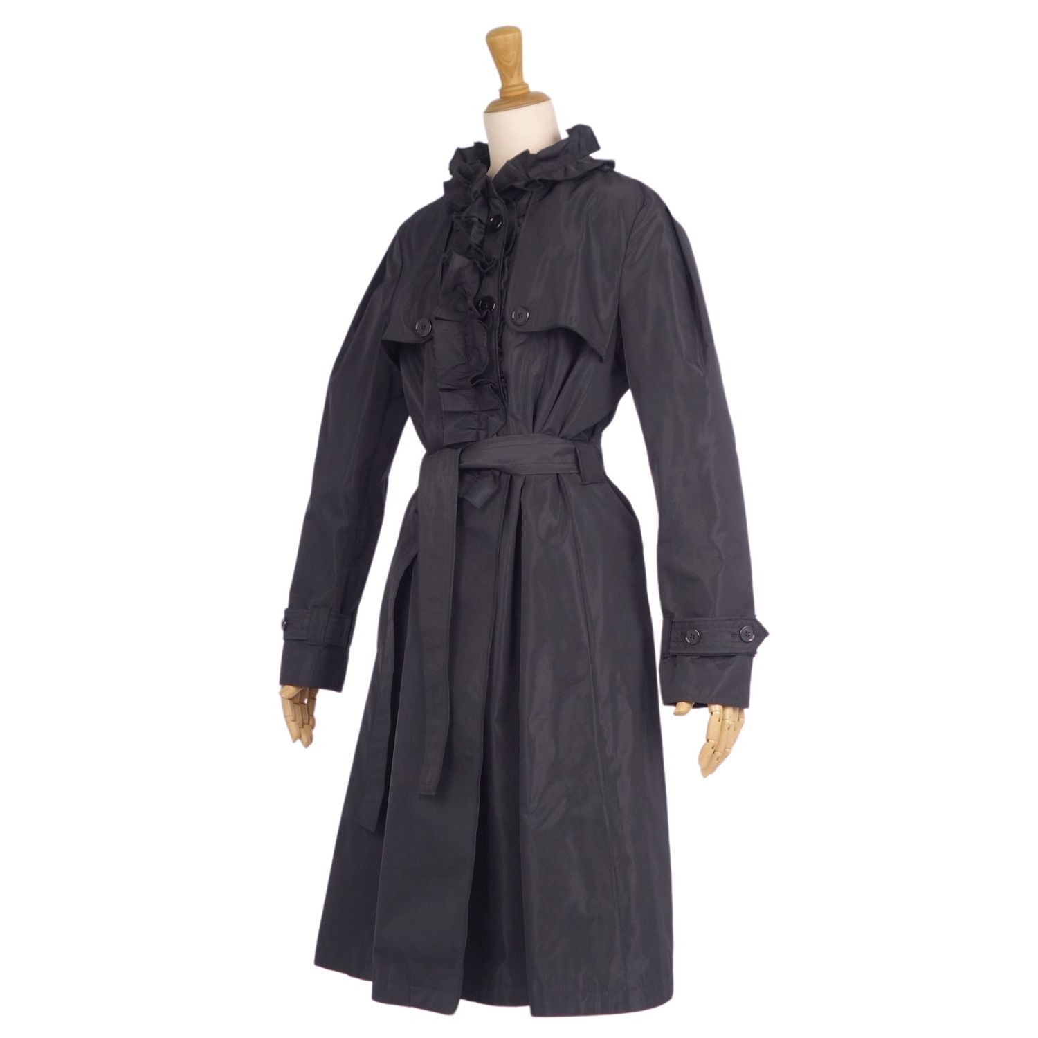 美品 ドルチェ&ガッバーナ DOLCE&GABBANA コート ロングコート ポ