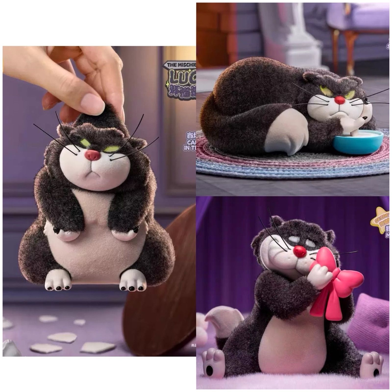 52TOYS Disney LUCIFER ルシファー ゴニトイズ 52TOYS Disney the mischievous cat Lucifer Series Blind Box Figure