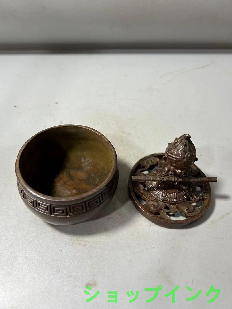 銅 細工 茶道具 香道具 孫悟空 香炉 工芸品 美術品 置物 - メルカリ