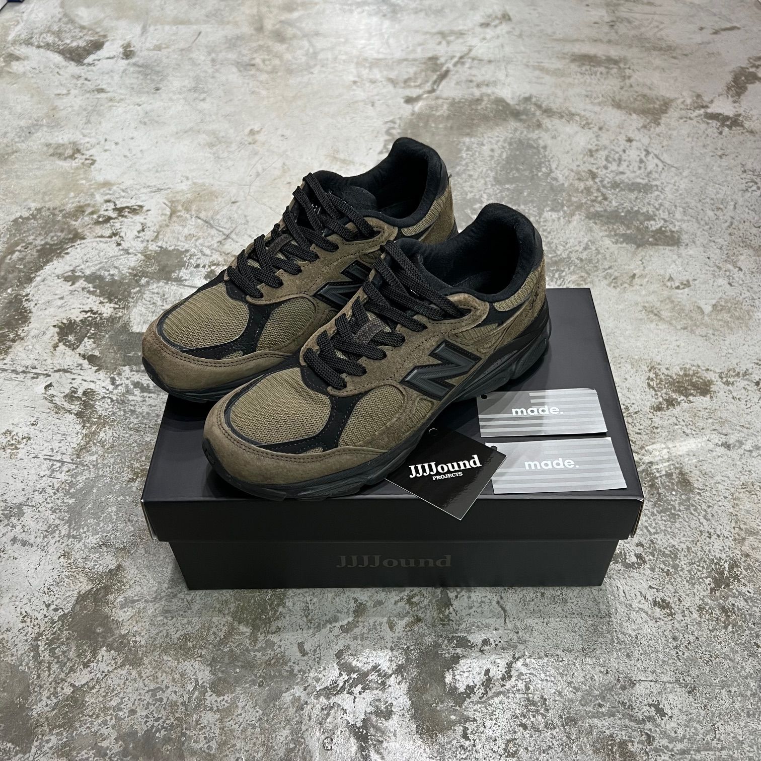 JJJJound × New Balance 990V3 Slate Black M990JJ3 コラボ スニーカー 
