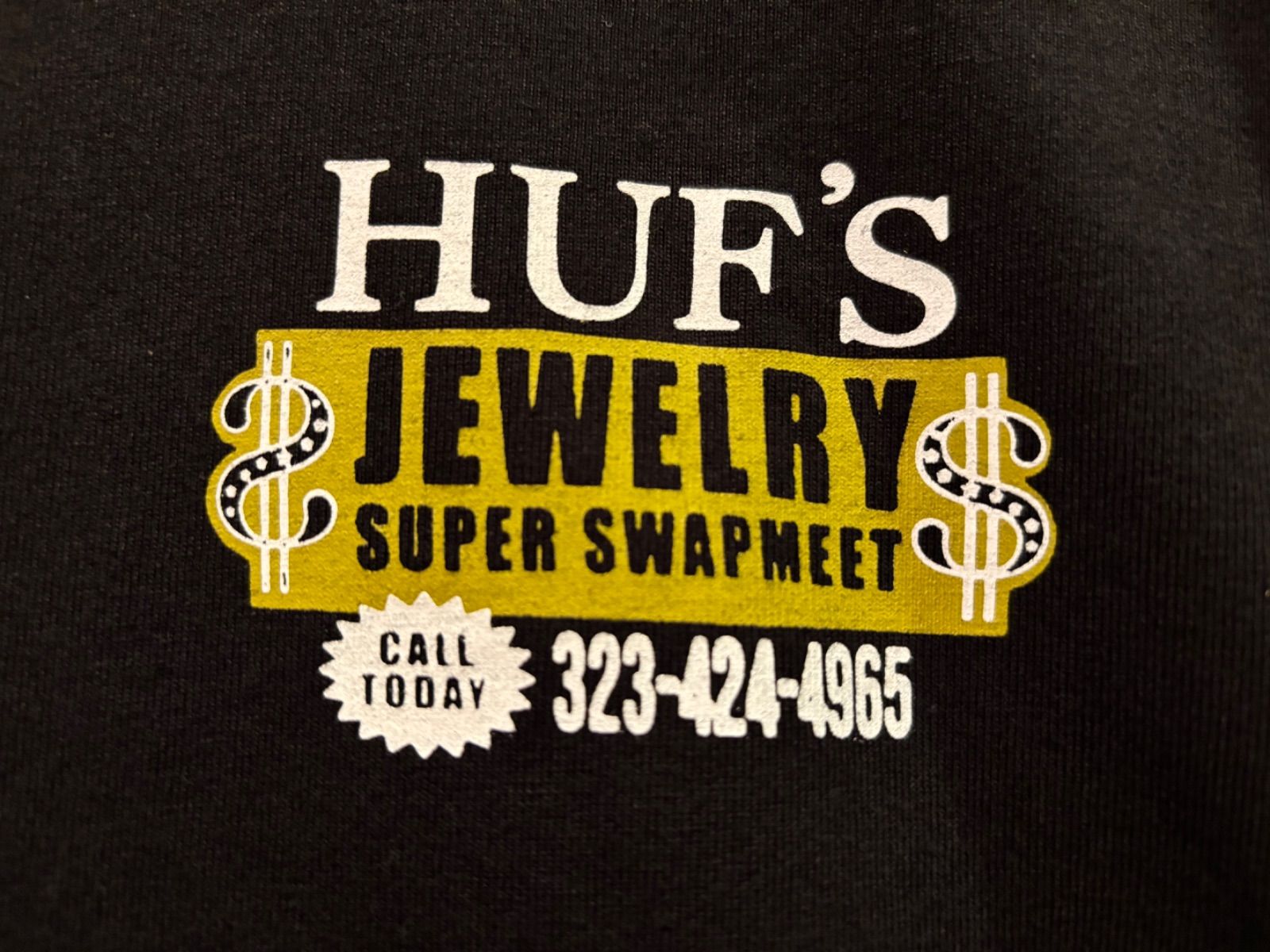 HUF JEWELRY LS TEE BLACK Lサイズ ¥7920 ＋ 送料¥550 - メルカリ