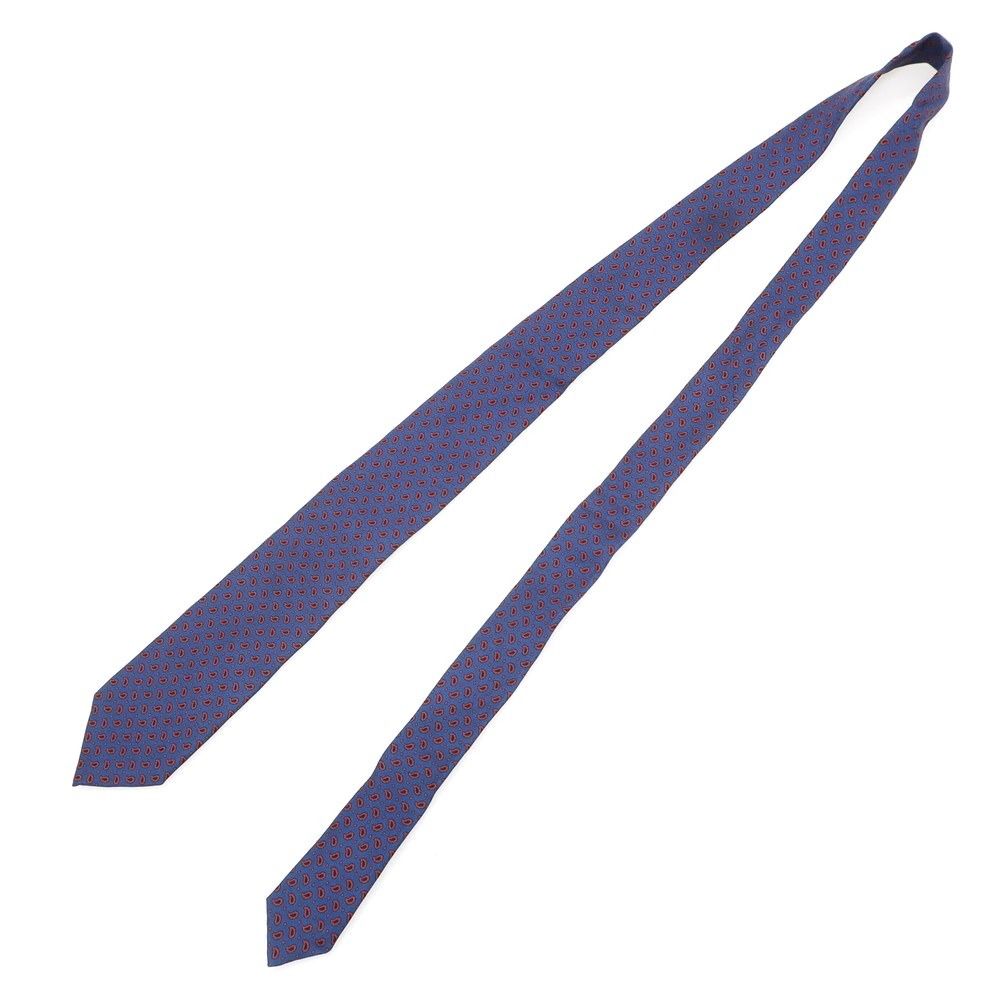 未使用に近い　ルイジボレッリ　ペイズリードット　ネクタイ シルクサテンドットネクタイ／1070（10colors） | NECKTIE