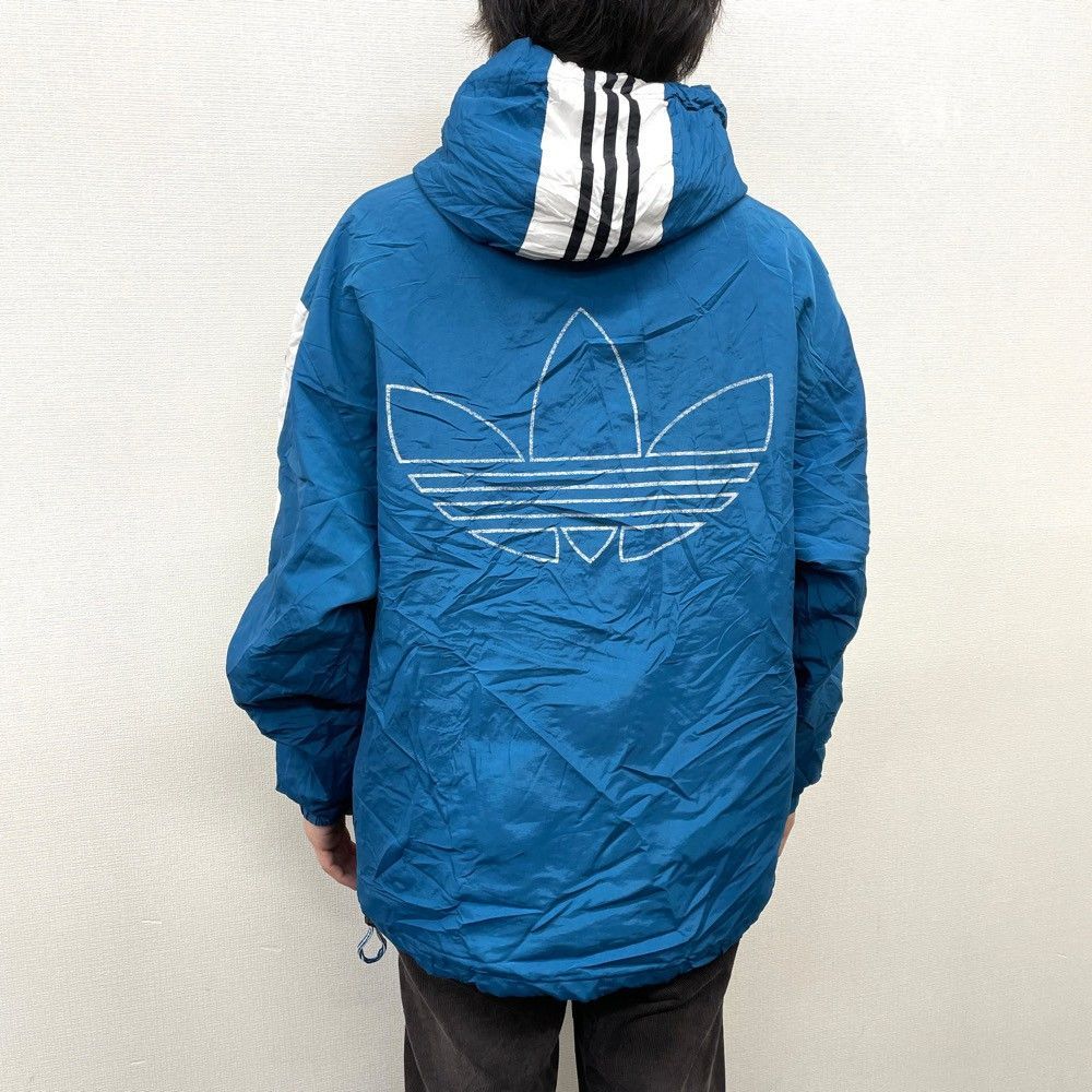 アディダス adidas ジップアップ パーカー 裏地キルティング 