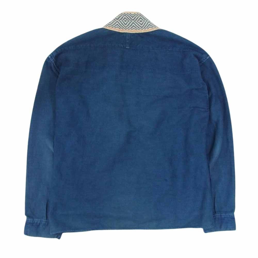 VISVIM ビズビム 長袖0215905011006 ICT LHAMO SHIRT DK.INDIGO インディゴ ラモシャツ インディゴブルー系  3【中古】 - メルカリ