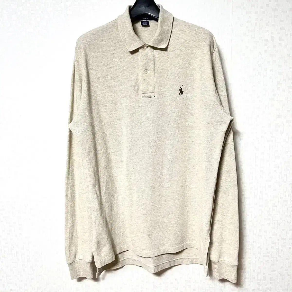 S 90 POLO RALPH LAUREN(ポロラルフローレン) ポロTシャツ 長袖Tシャツ ベージュ