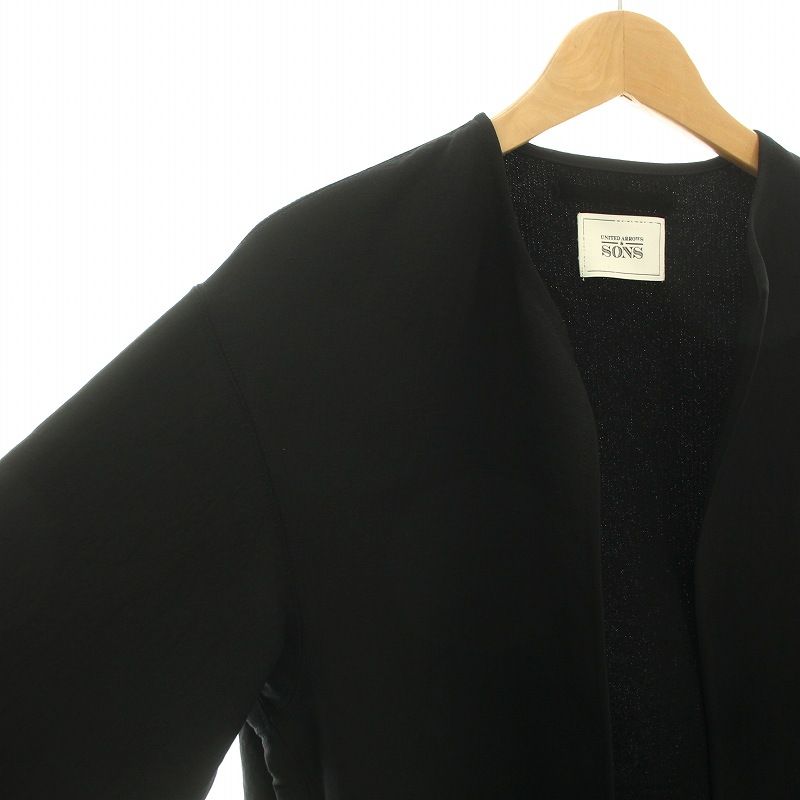UNITED ARROWS & SONS」 カーディガン S ブラック メンズ UNITED