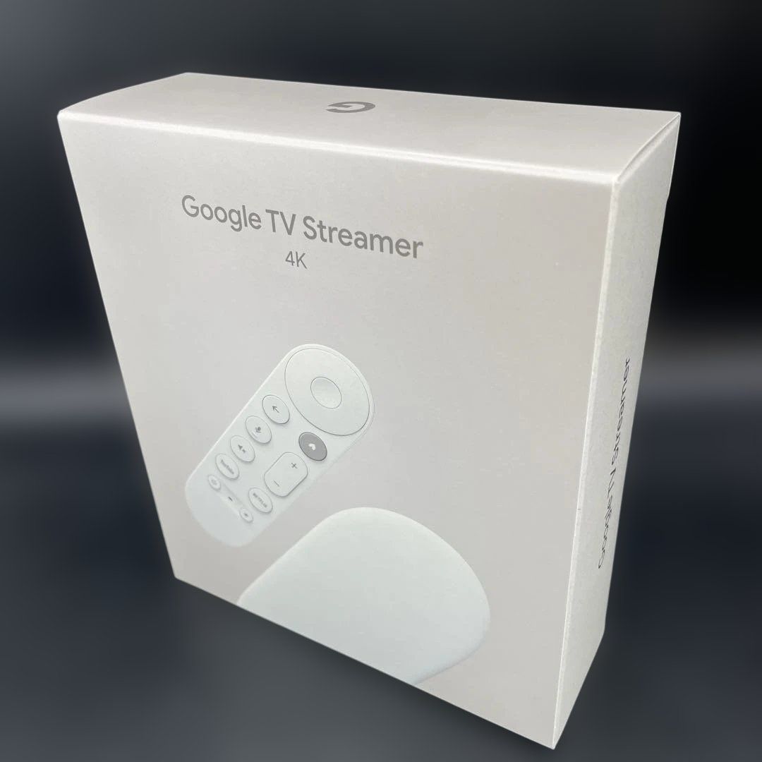未開封】Google TV Streamer (4K) 音声リモコン付き GA05662-JP