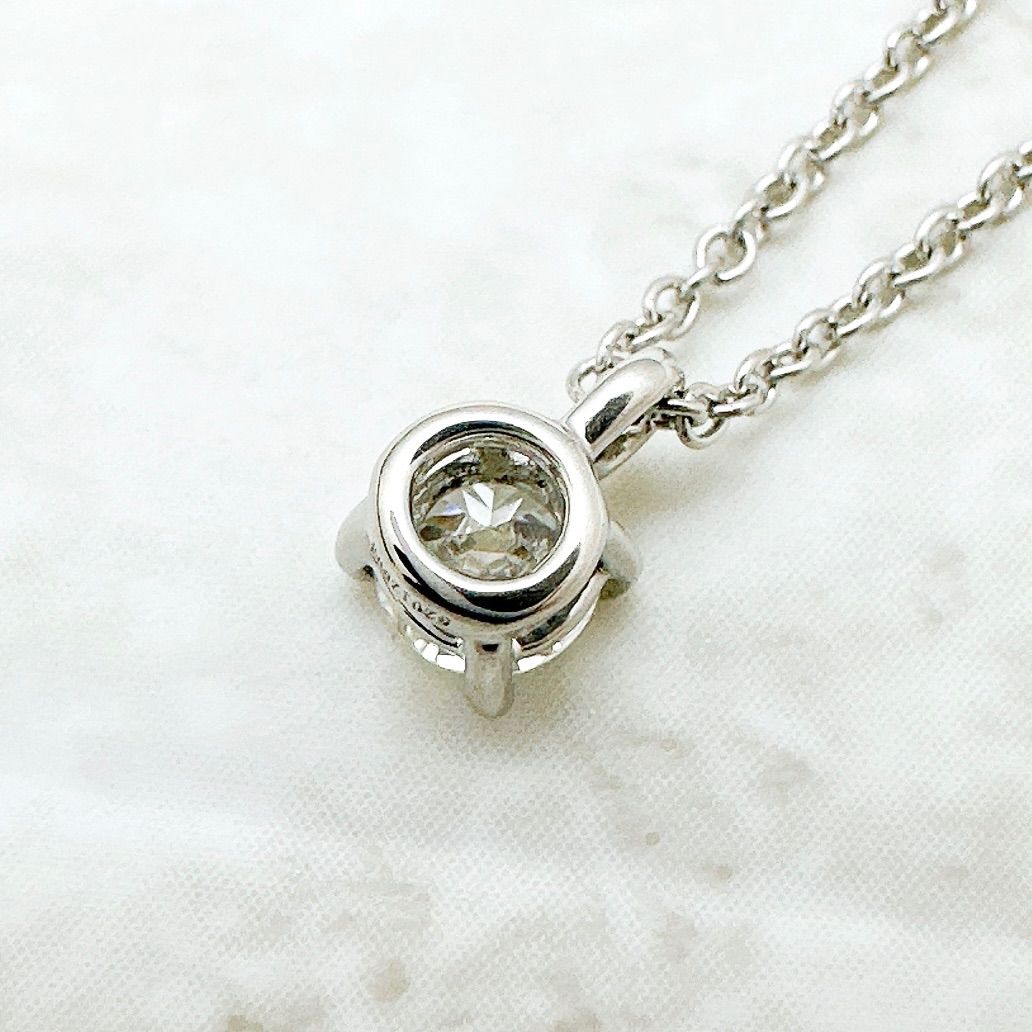 美品?Tiffany＆Co. ソリティア ダイヤモンド 0.23ct プラチナ 