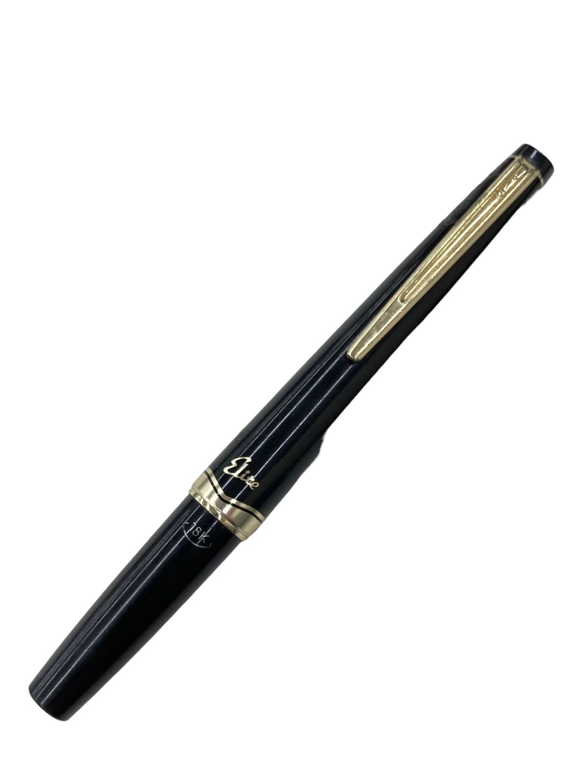 ペン先18K】PILOT パイロットエリート万年筆 黒