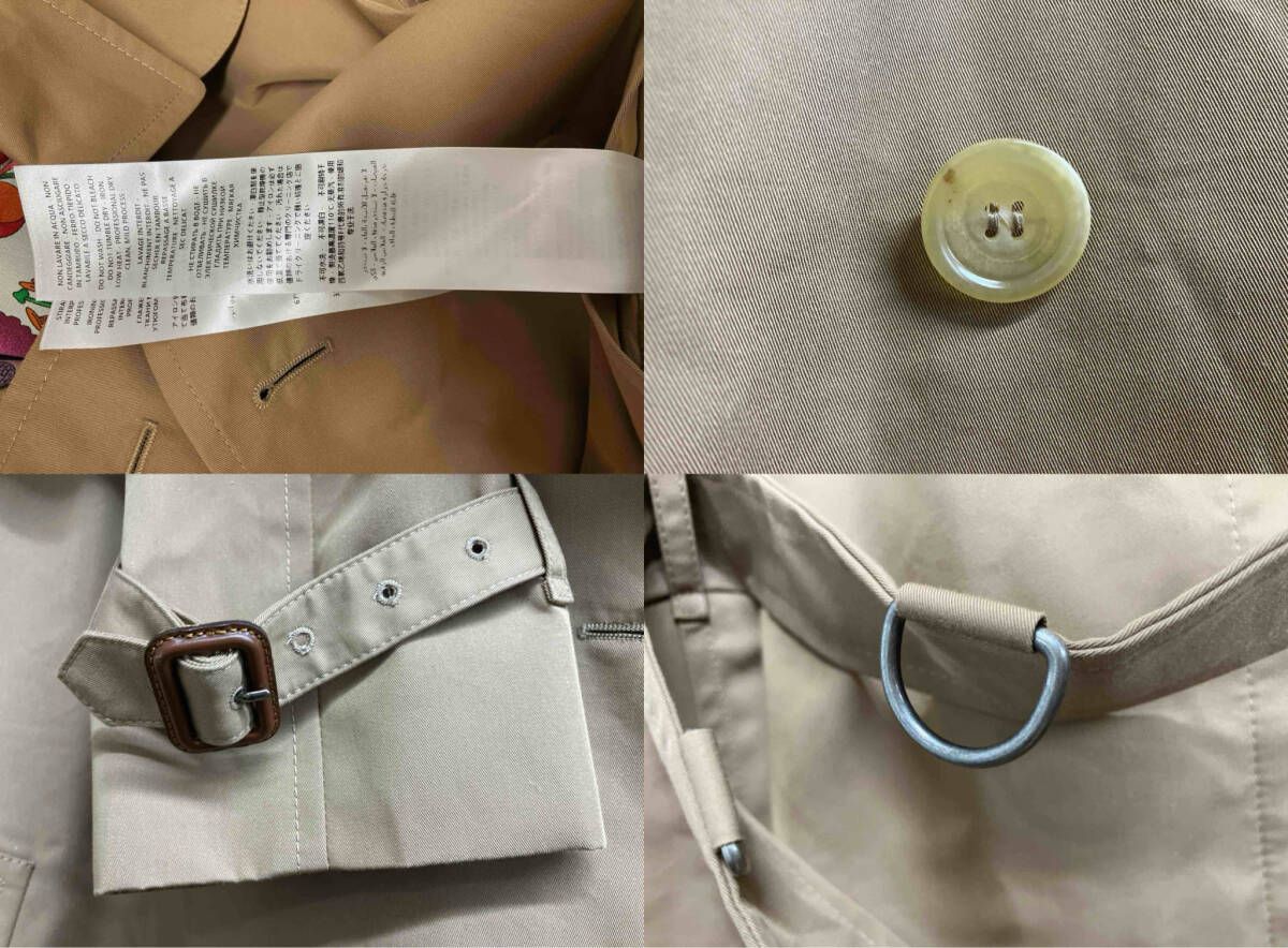 GUCCI|グッチ|トレンチコート|ベージュ|565807|裏地花柄|48|XLサイズ