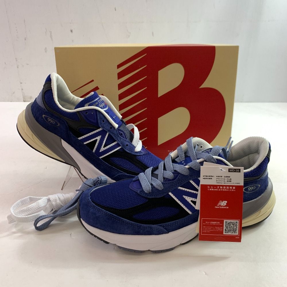 04w4886▽※【中古】New Balance 990V6 Inkwel/Black U990IA6 