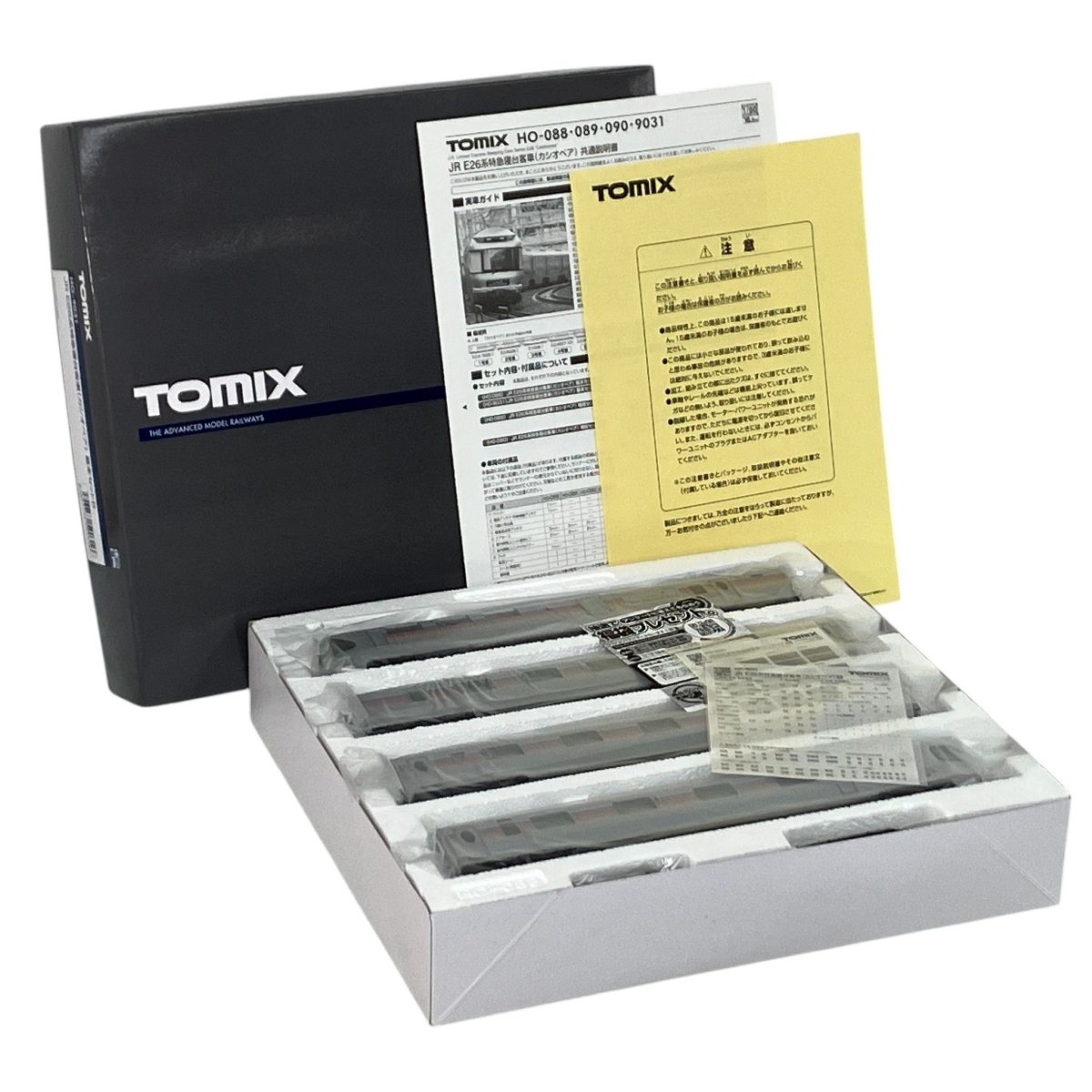 TOMIX HO-9031 JR E26系 寝台特急客車 カシオペア 基本B 4両セット HOゲージ 鉄道模型 N10493724