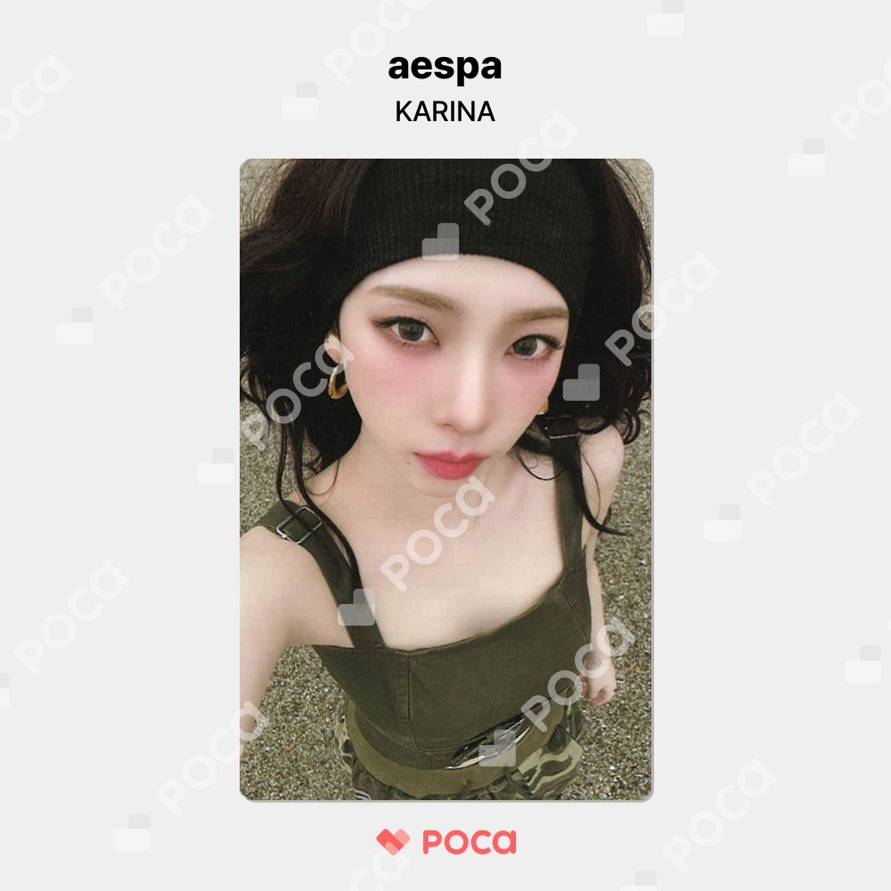 aespa エスパ カリナ whiplash SM popup ラキドロ トレカ Aespa 5th Mini Album Whiplash POP UP Official MD Random