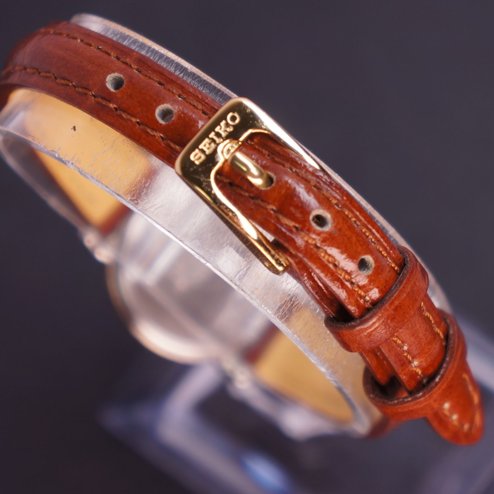 稼働美品】SEIKO EXCELINE アンティーク レディース腕時計 新品