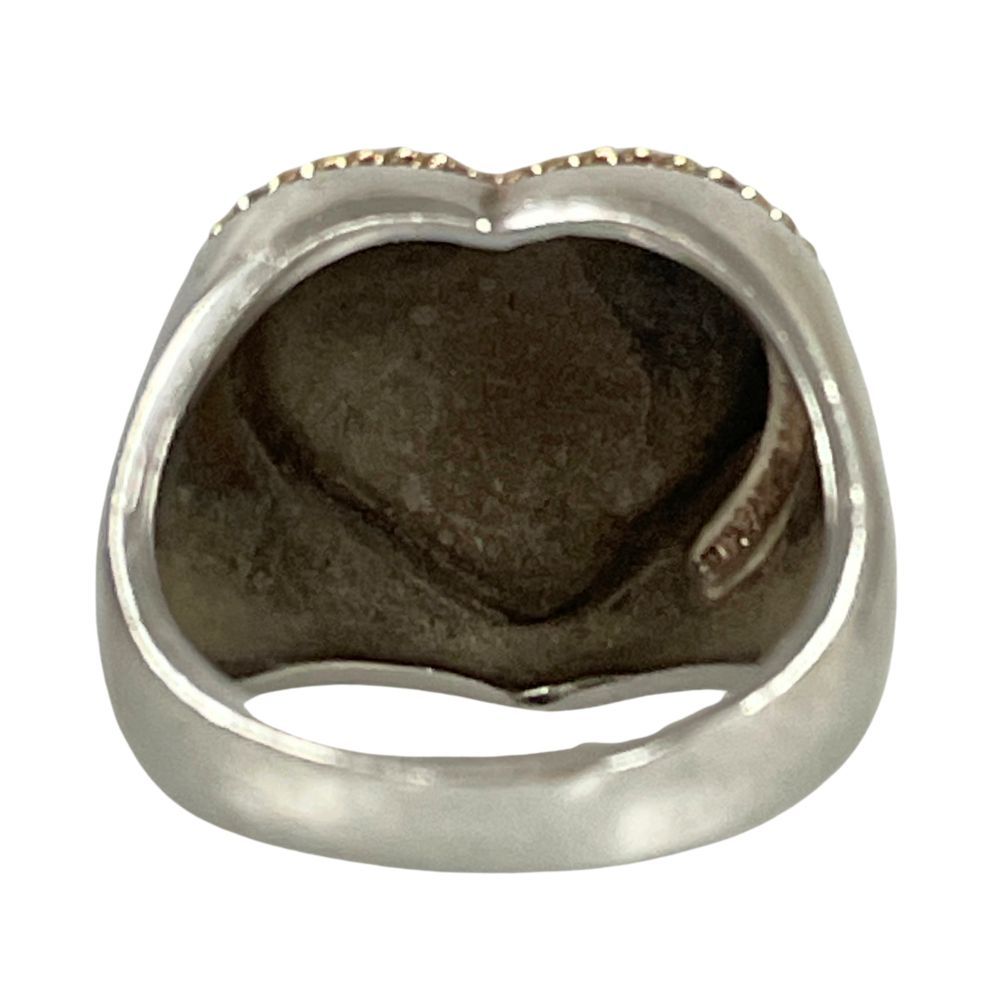 TIFFANY&CO. ティファニー シルバー925&750 ハート リング