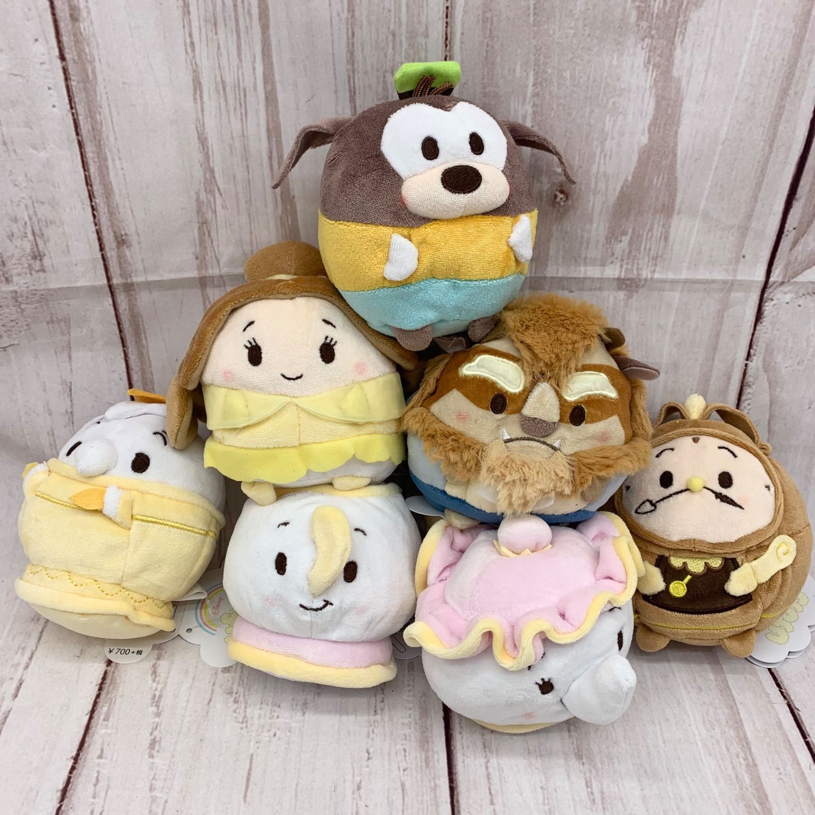 Disney - 美女と野獣　ユニベア ぬいぐるみ　コスチューム　ポット夫人　チップ 美女と野獣 ユニベア ぬいぐるみ コスチューム ポット夫人 チップ