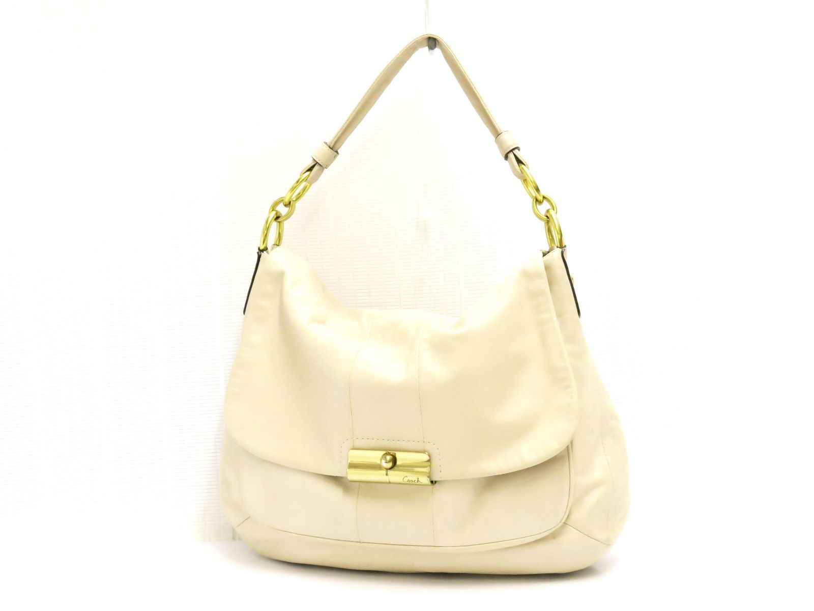 コーチ オールレザー トートバッグ オフホワイト系 COACH 18700412