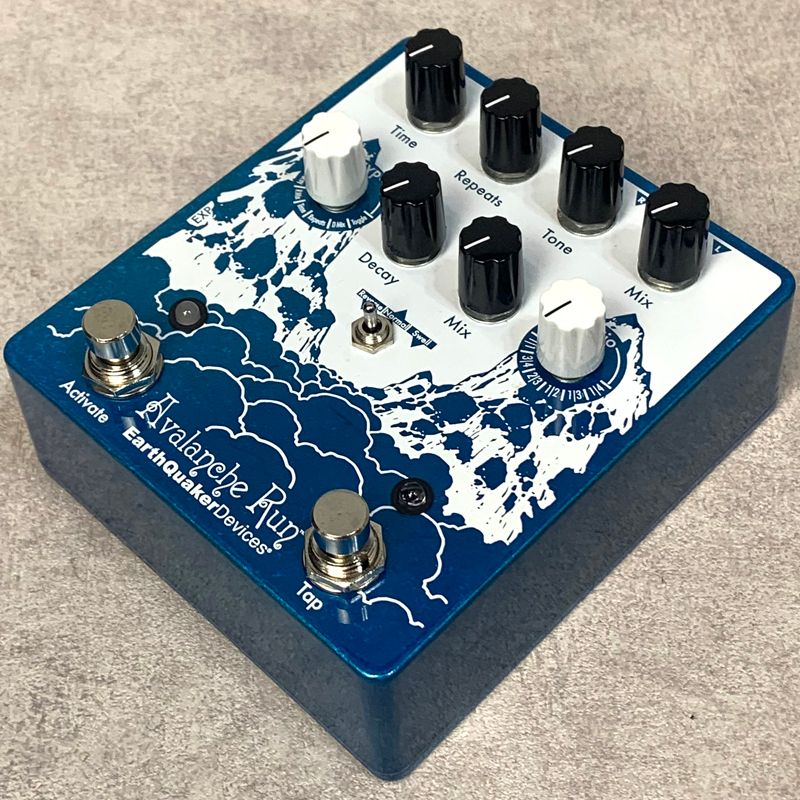 加古川店 楽器 EarthQuaker Devices | アースクエイカーデバイセス エフェクター Avalanche Run ブルー 472