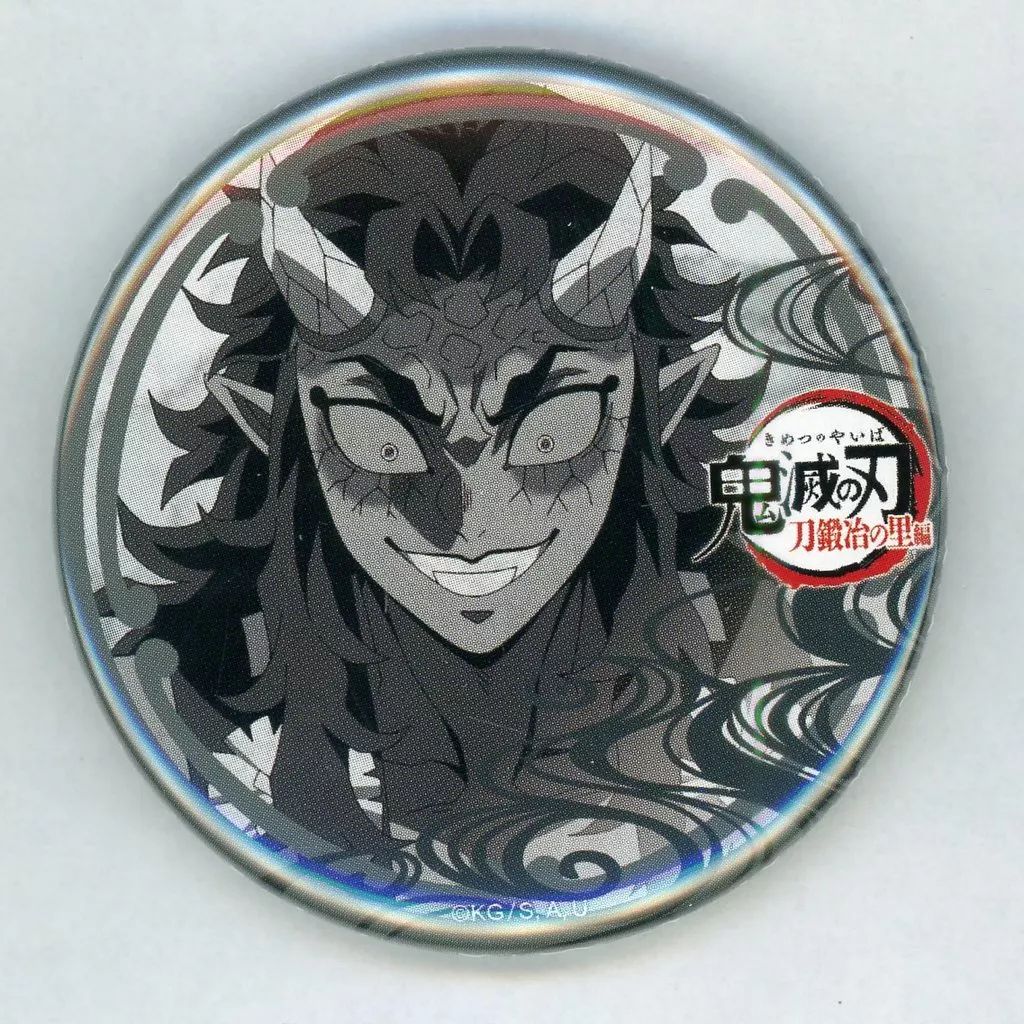 高評価レビュー 中古】バッジ・ピンズ 「鬼滅の刃 57mm缶バッジ 半天狗(可楽) ピンズ・ピンバッジ・缶バッジ