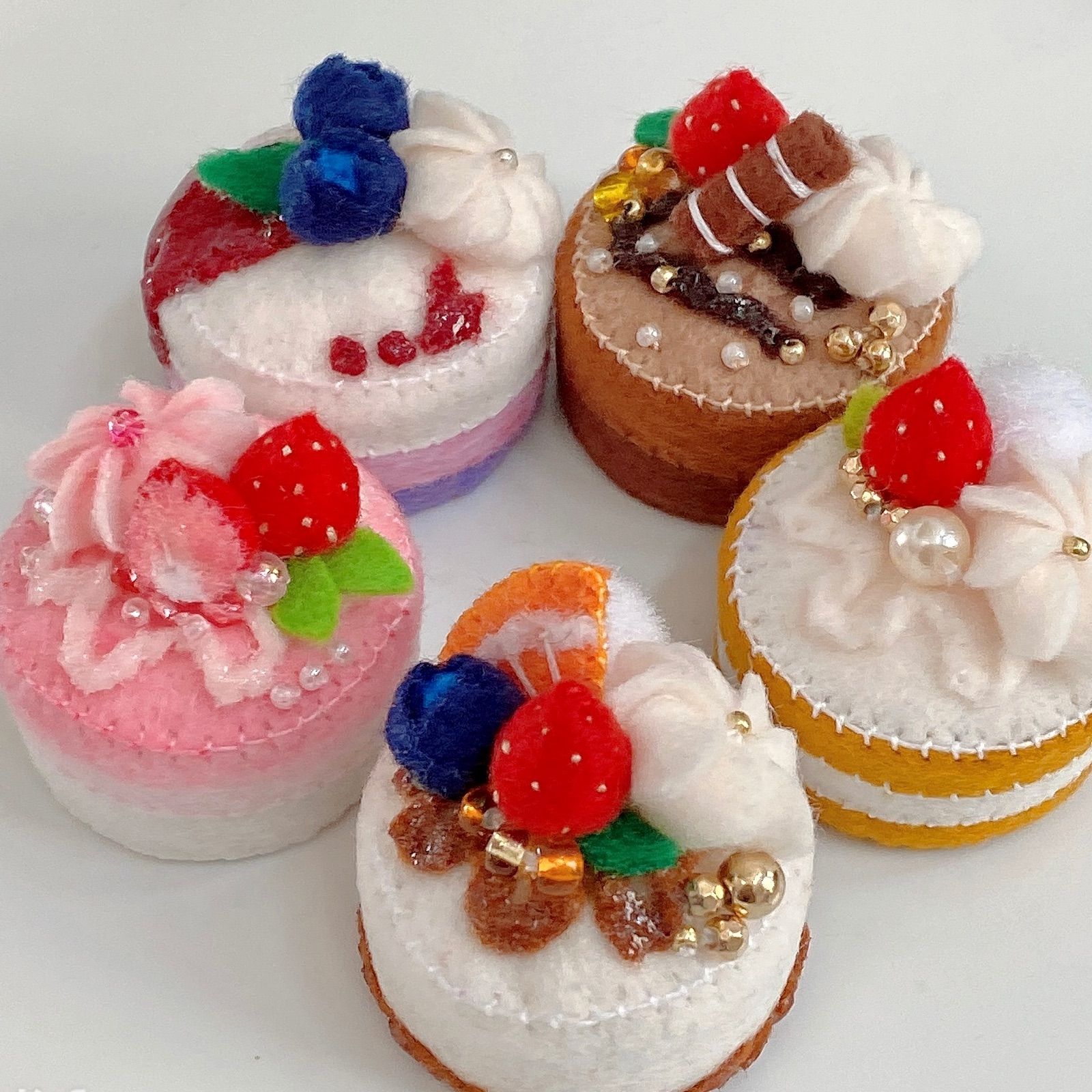 コチページ＊フェルトケーキ フェルトケーキセットA再販 - LILIE0301'S GALLERY | minne