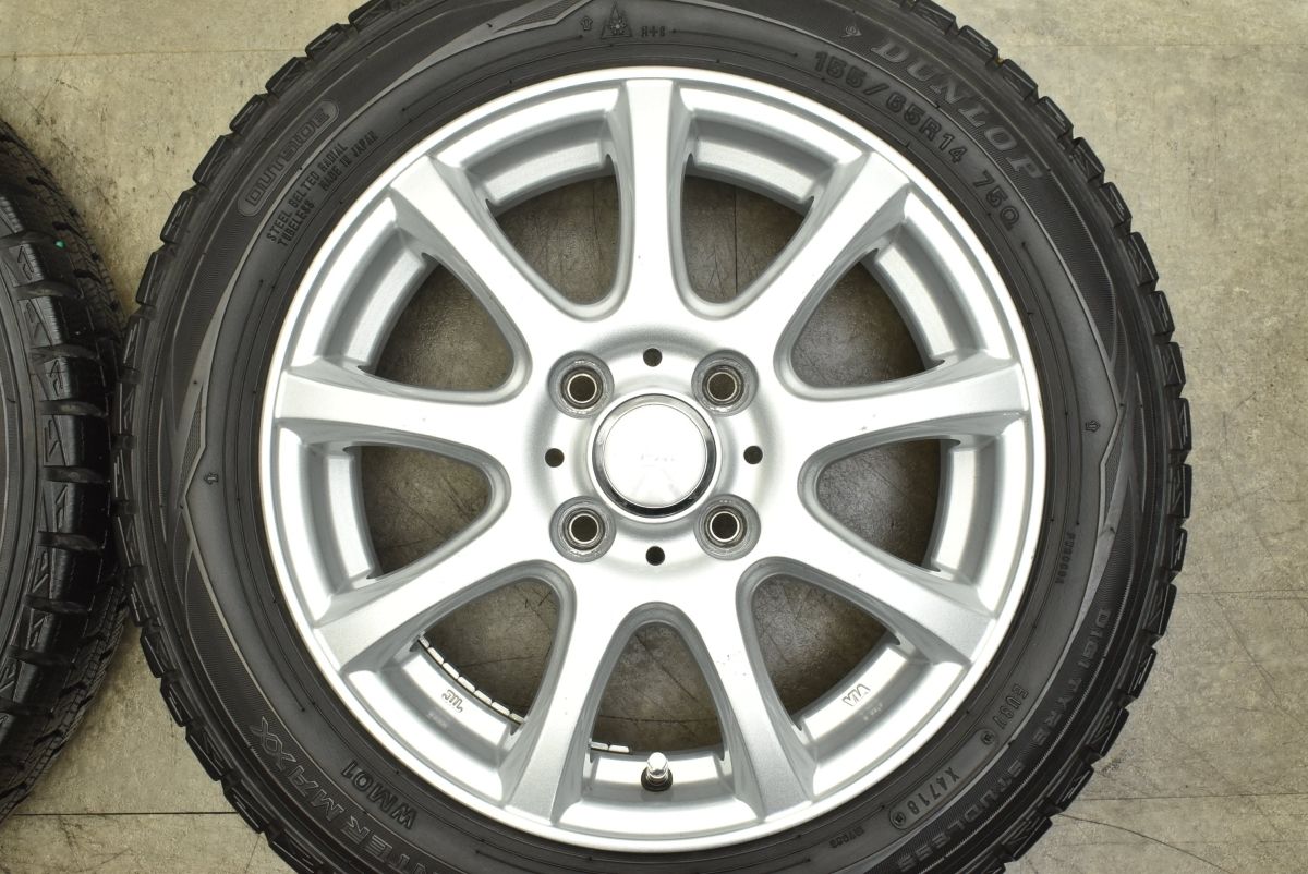 車 【交換用に】DUFACT 14in 4.5J +45 PCD100 ダンロップ ウィンター 