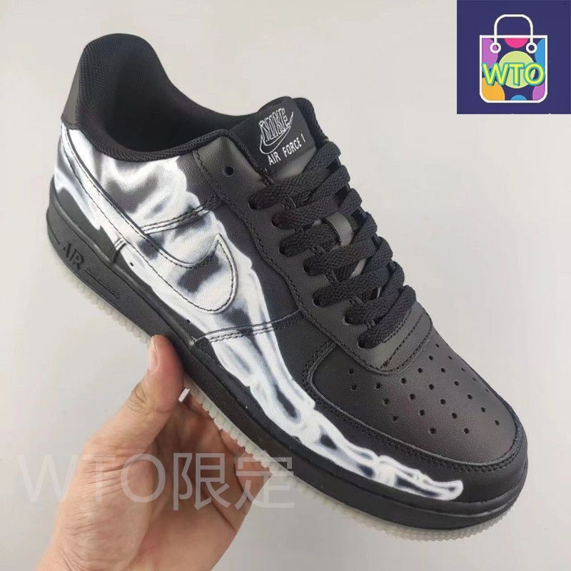 全新 Nike Air Force 1 Low White Skeleton ナイキエア フォース 07スケルトン-WTO輸入1