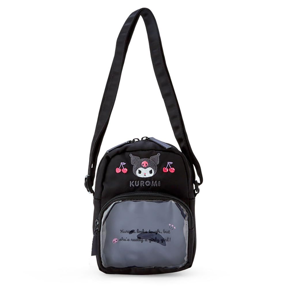 【SALE，安い】 サンリオ(SANRIO) キッズショルダーバッグ クロミ クロミちゃん kuromi 18×14×7.5cm キャラクター 200476 [クロミ] その他