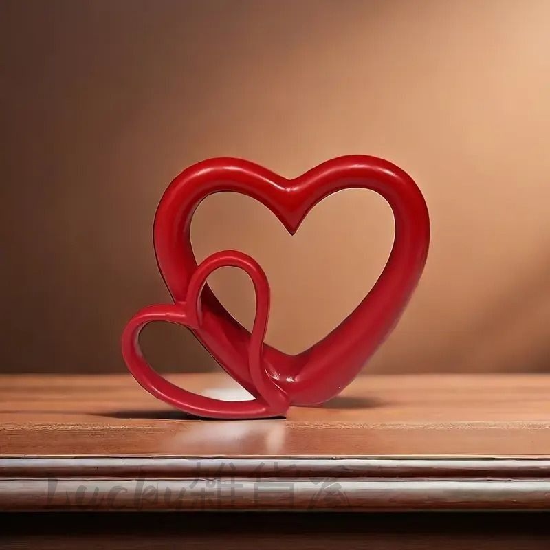 リビング、書斎、寝室の装飾、カップルのハート瓶の置物 【公式通販】