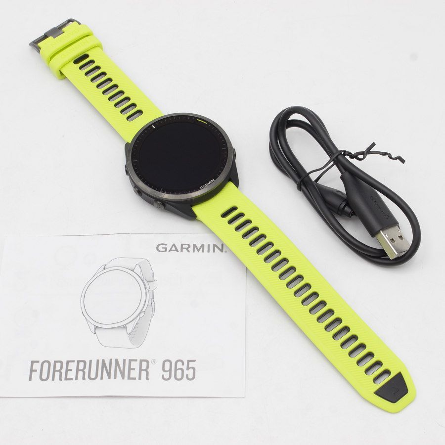 美品】GARMIN Forerunner 965 Amp Yellow 010-02809-62 スマート