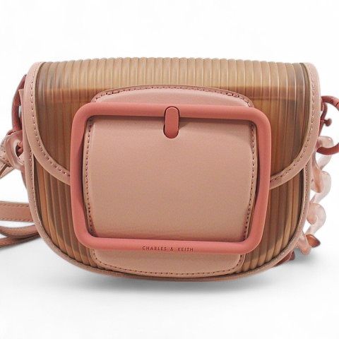 台湾 CHARLES&KEITH Ally シャーリング スラウチー 2wayバッグ Trin トリン スラウチーショルダーバッグ - オーツ | CHARLES