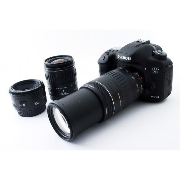 キヤノン Canon EOS 7D Mark II 単焦点&標準&超望遠トリプル
