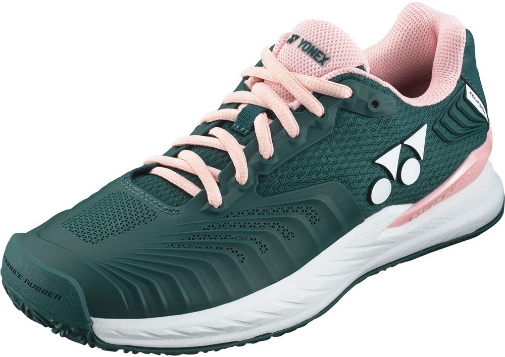 ヨネックス YONEX テニス パワークッションエクリプション 4LGC レディース クレー・砂入り人工芝コート用 シューズ スニーカー 衝撃吸収 反発性 パワークッションプラス オムニコート  SHTE4LGC 544 ティールグリーン