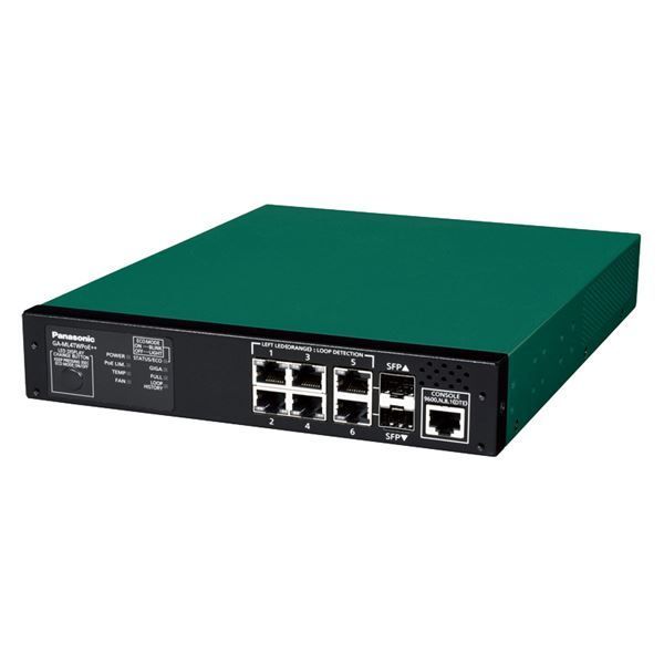 パナソニックLSネットワークス PoE給電スイッチングハブ GA-ML4TWPoE++ PN260496
