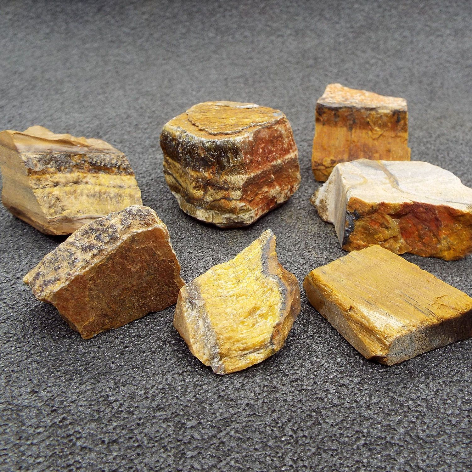 ランダム 天然石 パワーストーン タイガーアイ 原石 約100g 詰め合わせ 