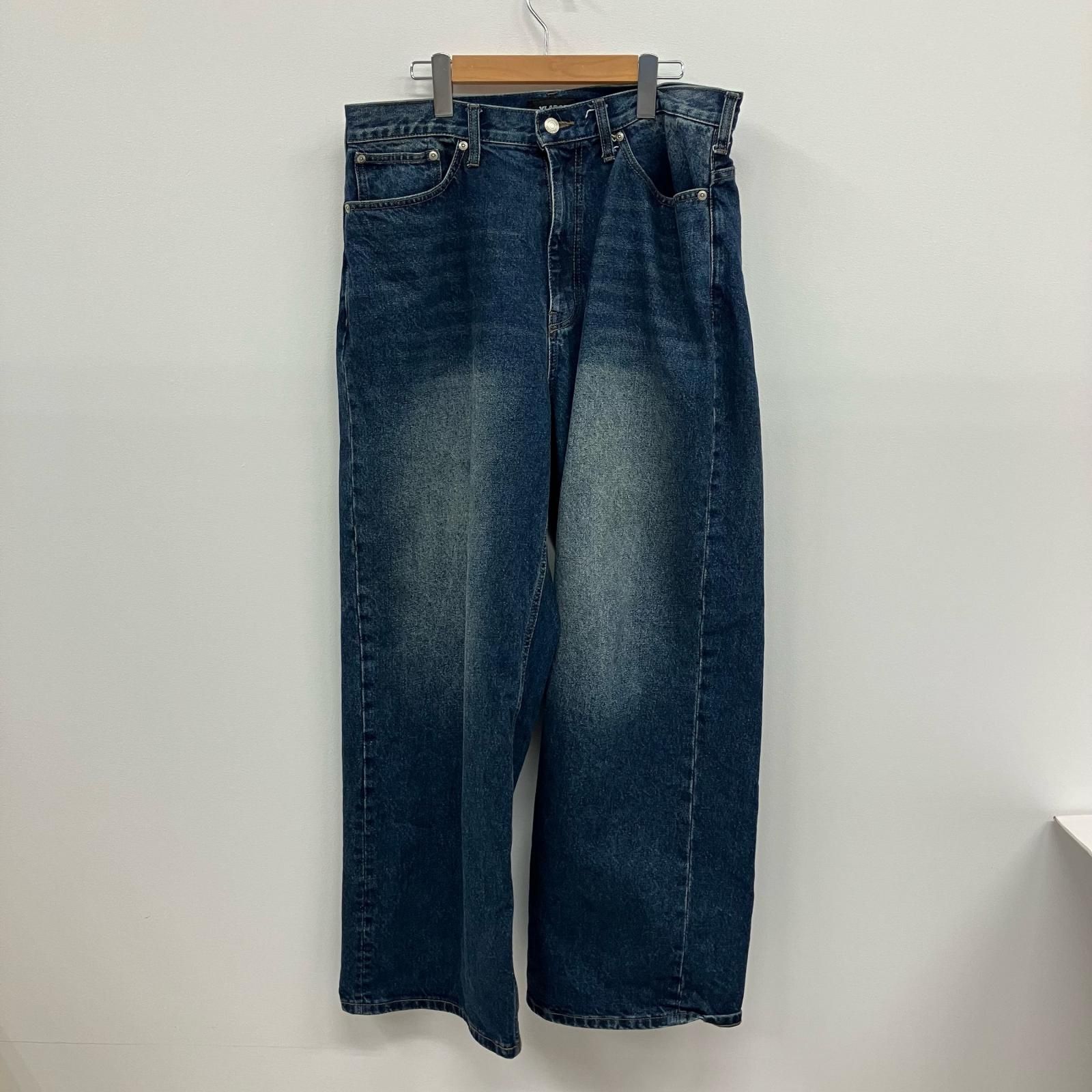 イオン広店 X-LARGE | エクストララージ デニムパンツ OLD ENGLISH BAGGY DENIM PANTS 101243031030 ブルー 107