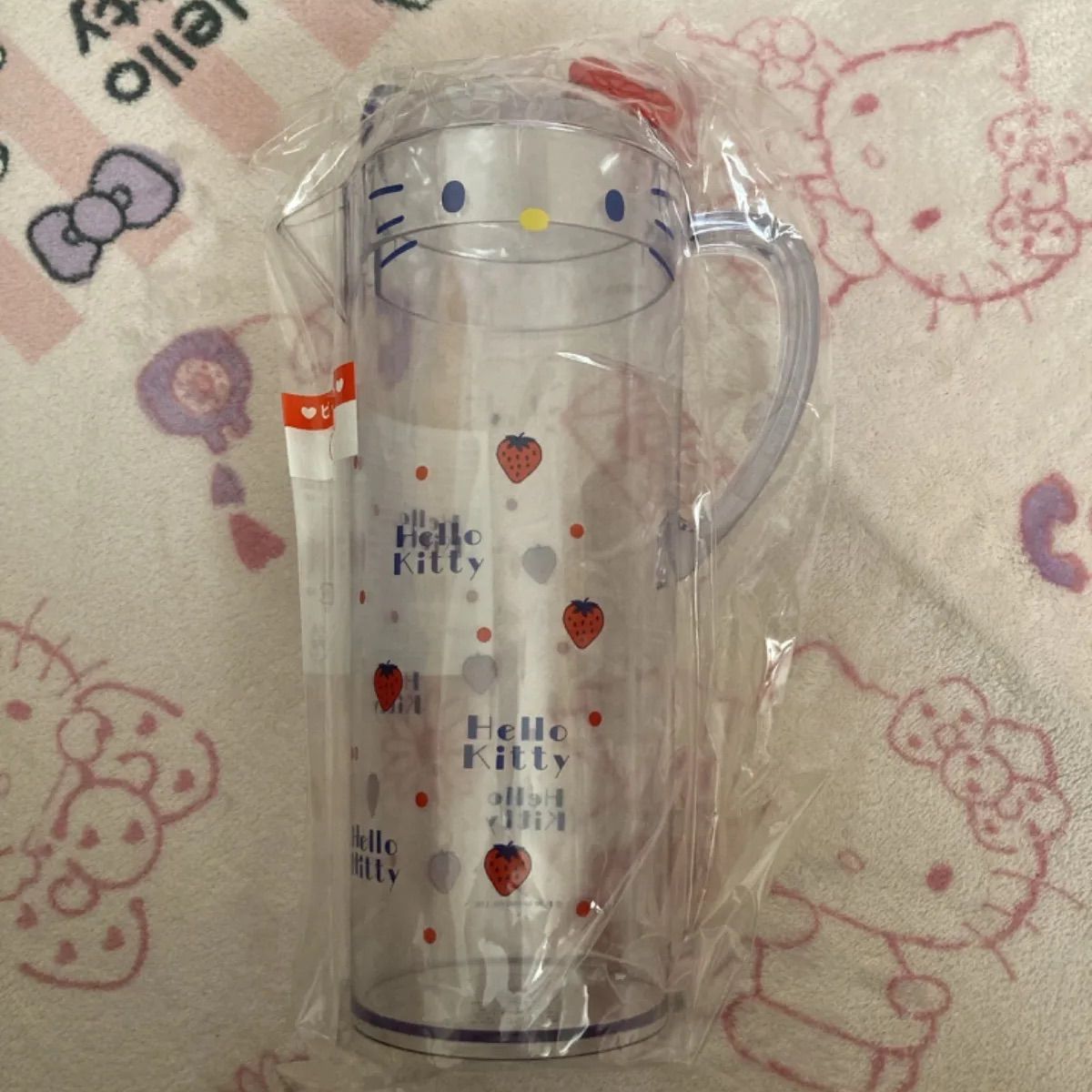 いちごキティ 麦茶ポット ピッチャー ハローキティ 野いちご 麦茶