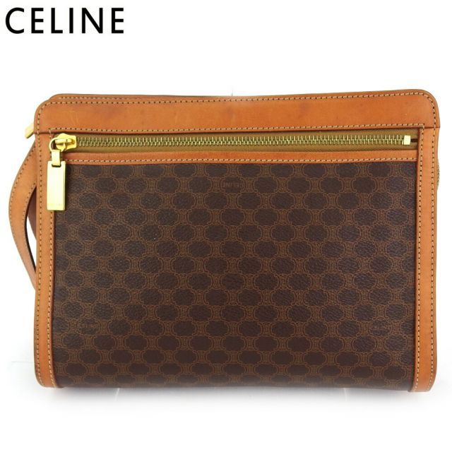 セリーヌ　マカダム柄　クラッチバッグ　セカンドバッグ CELINE◇オールド マカダム柄セカンドバッグ(クラッチバッグ