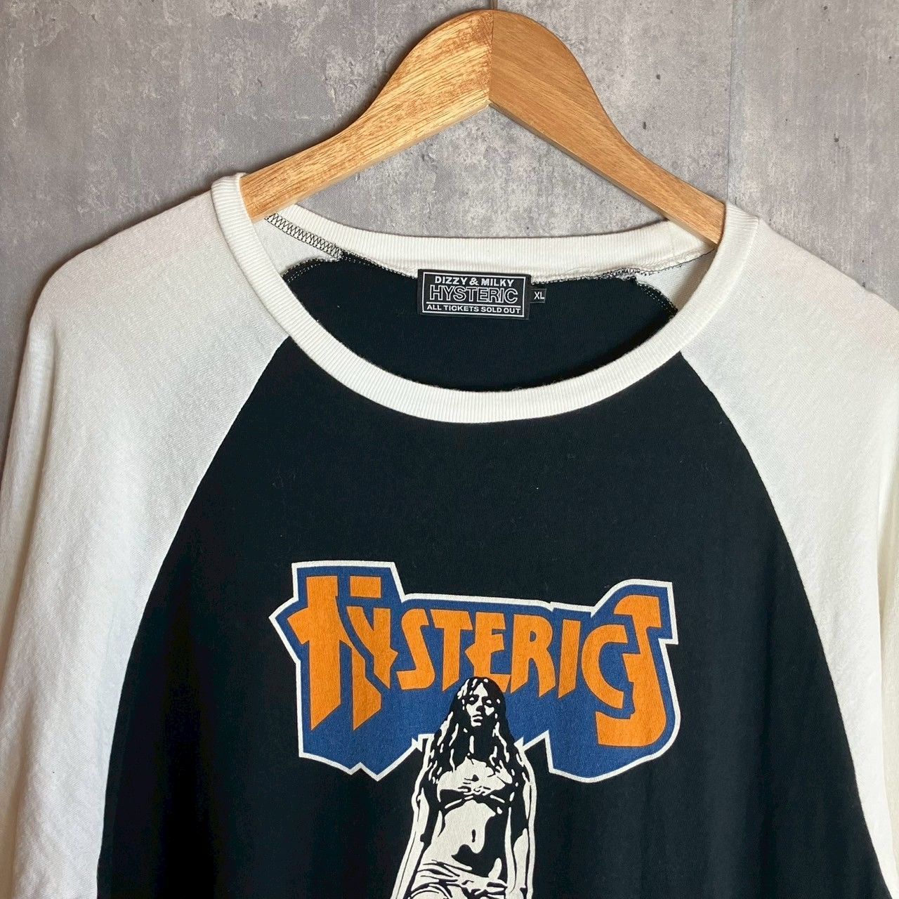 ヒステリックグラマー 七分袖 Tシャツ ヒスガール ラグラン袖