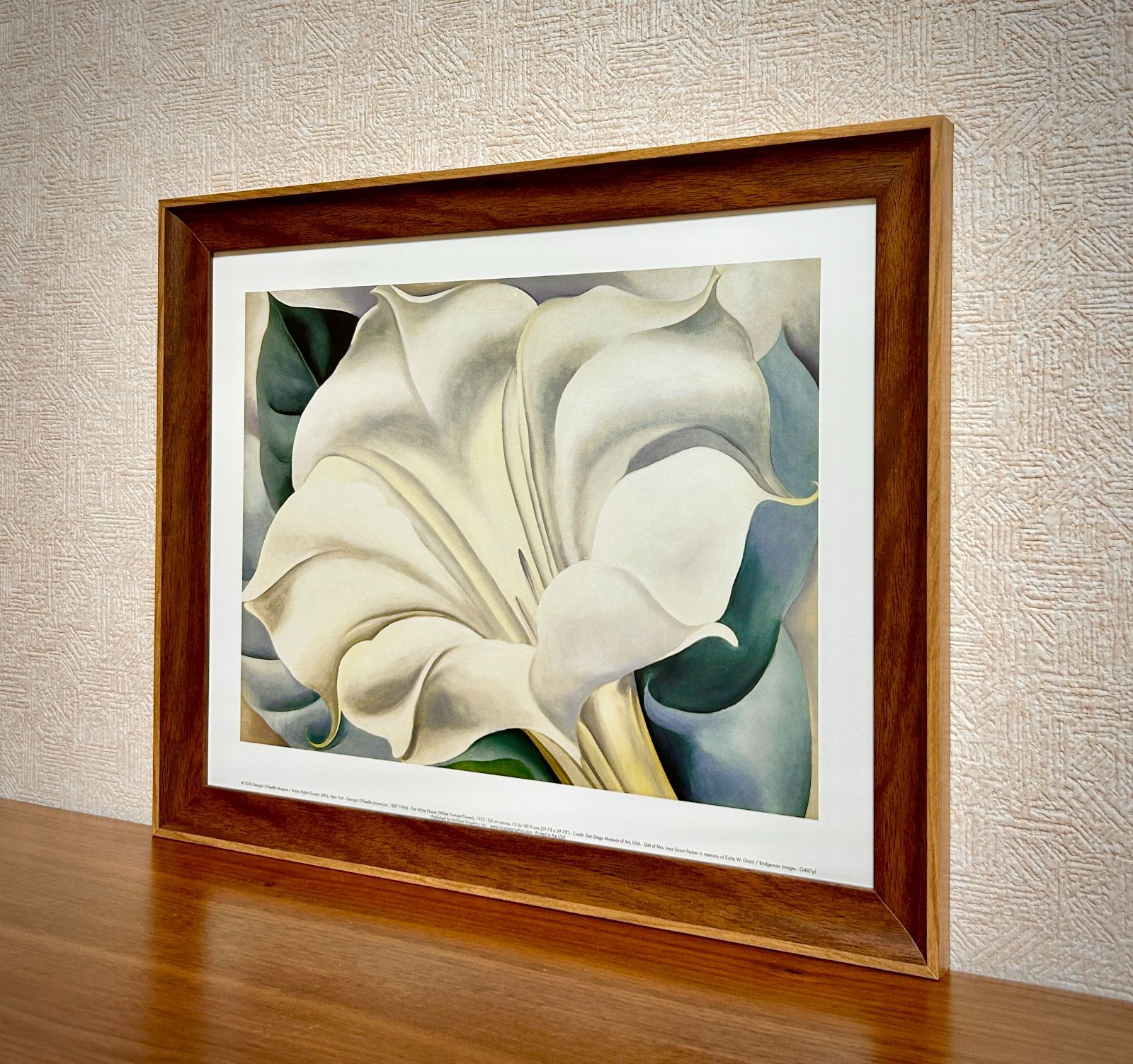 新品☆額縁付アートポスター☆ジョージア・オキーフ☆O'Keeffe