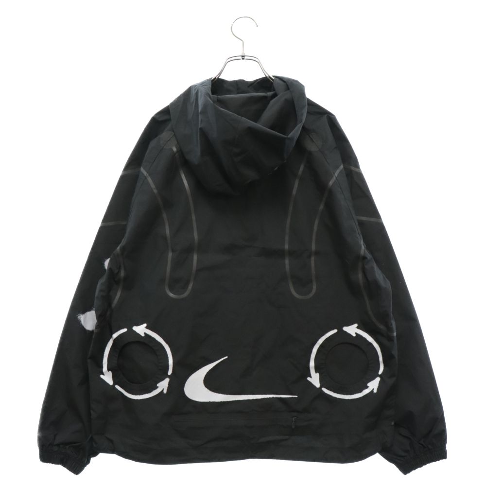 off-white nike jacket black ファン　空調付き　L NIKE - ナイキ オフホワイト ジャケット 空調 電動ファンの通販