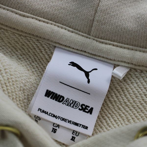 美品 2022 PUMA x WIND AND SEA プーマ ウィンダンシー HOODIE