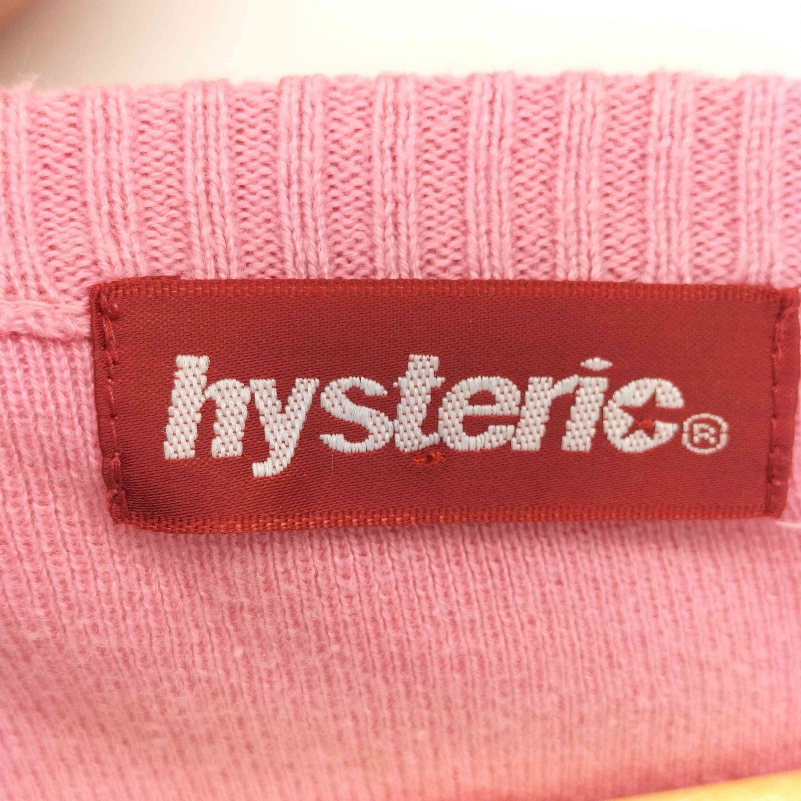 ヒステリック HYSTERIC 00S ガール ワンポイント 刺繍 サイドラ 