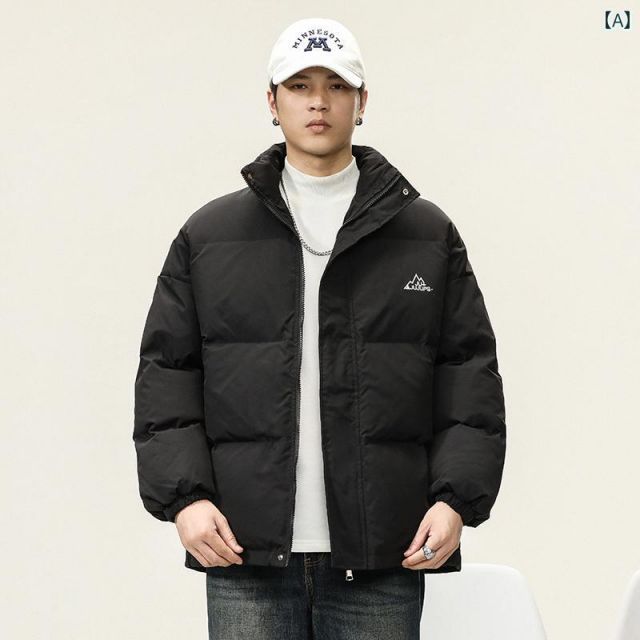 L 秋冬 コーデ メンズ 服 シンプル ファッション オシャレ 大人 かっこいい 大きいサイズ ストリート 紳士服 アメリカン 綿 コート ジャケット レトロ 暖かい 黒 ジャケット