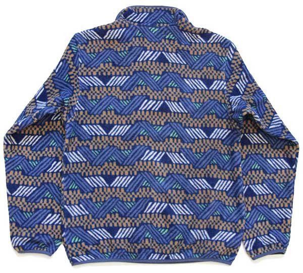 総柄 パタゴニア 極美品 Patagonia シンチラ フリース スナップT Patagonia シンチラスナップT パタゴニア 総柄 フリース