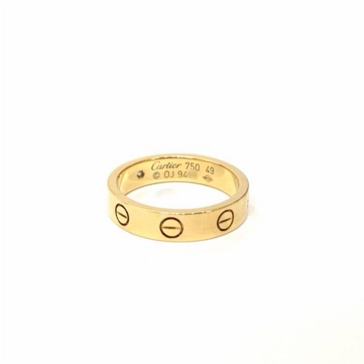 Cartier カルティエ ラブリング イエローゴールドK18YG #49 9号 楽天市場】【ジュエリー】Cartier カルティエ ラブリング LOVE