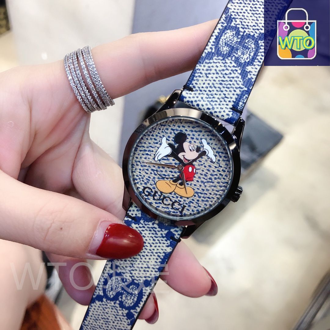 【限定】　新品未使用　GUCCI ミッキー　コラボ　腕時計　YA15419 2025年最新】gucci ミッキー 時計の人気アイテム - メルカリ