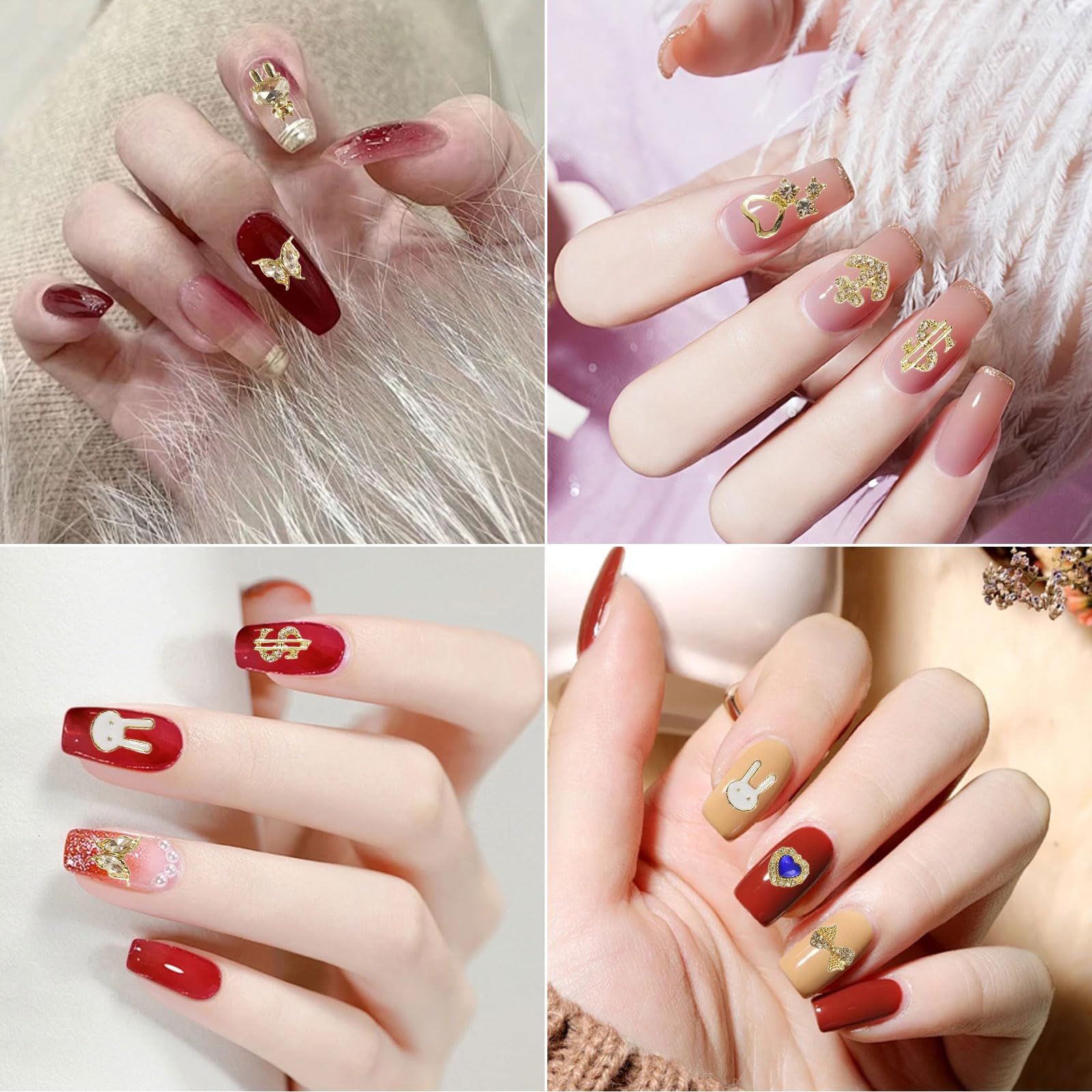 3dネイルパーツ ネイル くま ピンク デコパーツ キラキラ