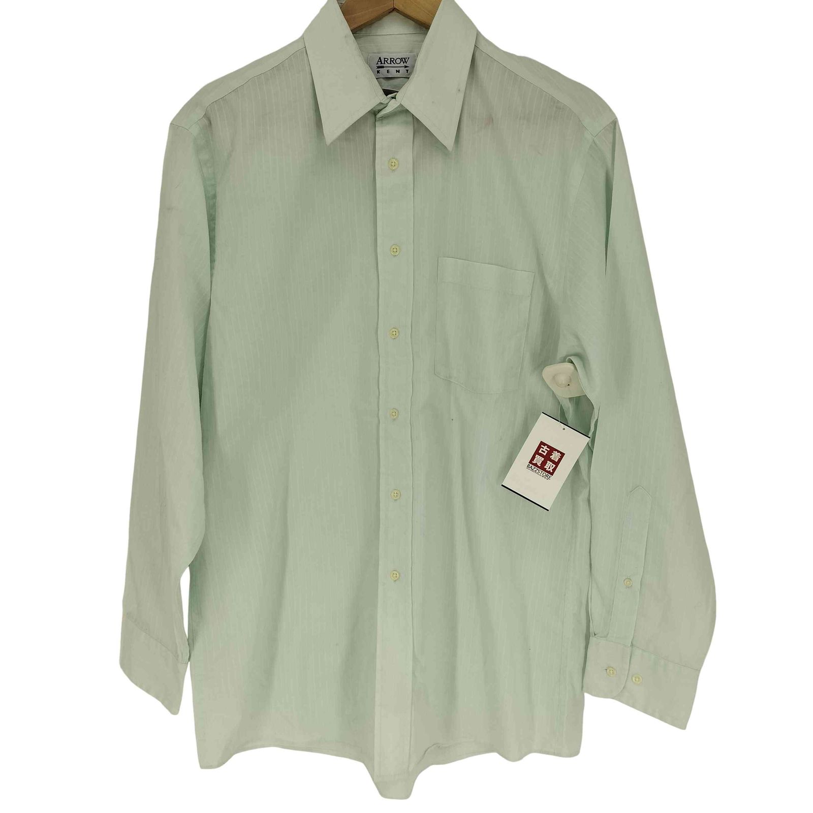 90s ARROW 半袖シャツ \"ライトモスグリーン\" XL-size 90s ARROW 半袖シャツ 